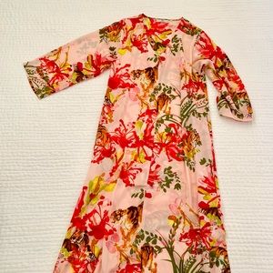 N by Natori Tiger Lily Caftan Robe/Nightgown
